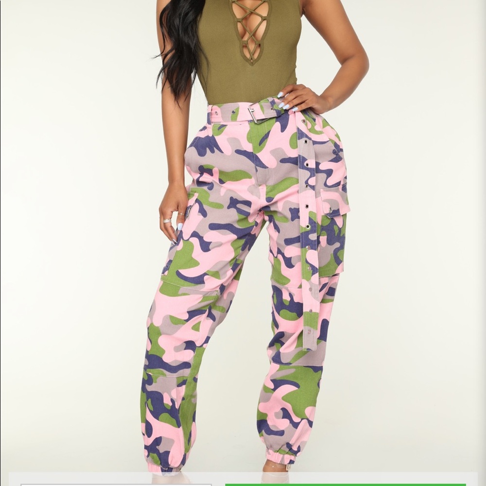 Cargo Camouflage Pants